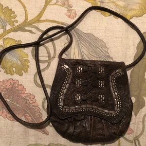 Calleen Cordero Leather Cross Body with Studwork